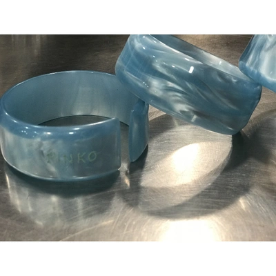 Pre-owned Pinko Turquoise Plastic Bracelet