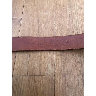 Pre-owned Ralph Lauren Brown Lizard Belt