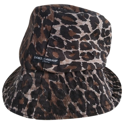 Pre-owned Dolce & Gabbana Hat In Brown