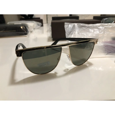 Pre-owned Tom Ford Stephanie Gold Sunglasses
