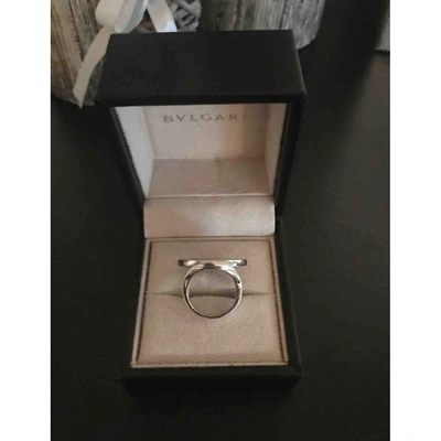 Pre-owned Bulgari Black White Gold Ring