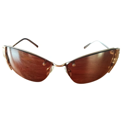 Pre-owned Loree Rodkin Gold Metal Sunglasses