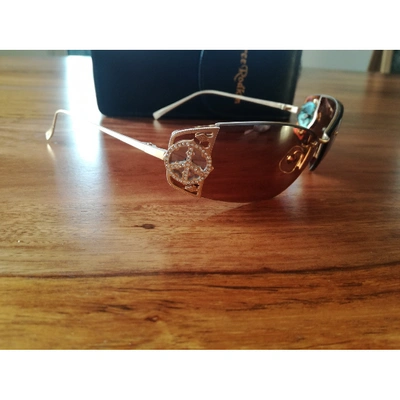 Pre-owned Loree Rodkin Gold Metal Sunglasses