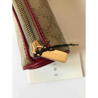 Pre-owned Celine Cloth Purse In Brown