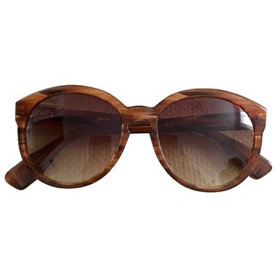 Pre-owned Dita Brown Wood Sunglasses