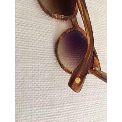 Pre-owned Dita Brown Wood Sunglasses