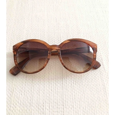 Pre-owned Dita Brown Wood Sunglasses