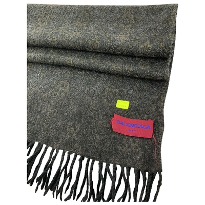 Pre-owned Balenciaga Wool Scarf In Other