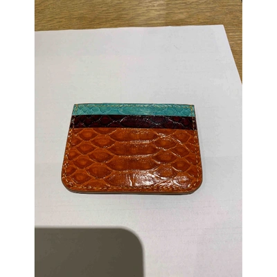Pre-owned Sophie Hulme Multicolour Leather Wallet
