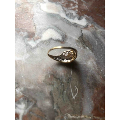 Pre-owned Creative Recreation Gold Yellow Gold Ring