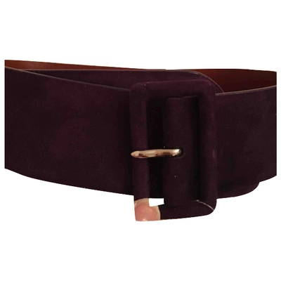 Pre-owned Ralph Lauren Belt In Purple