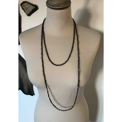 Pre-owned Brunello Cucinelli Anthracite Metal Necklace