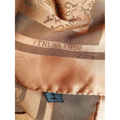 Pre-owned Trussardi Silk Neckerchief In Other