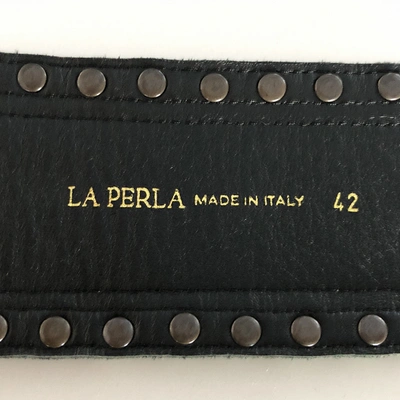 Pre-owned La Perla Belt In Black