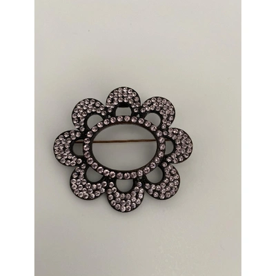 Pre-owned Dolce & Gabbana Pin & Brooche In Purple