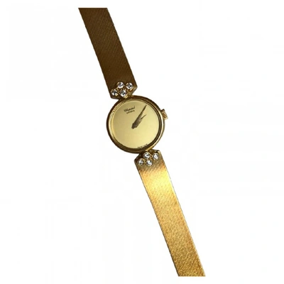 Pre-owned Chopard Gold Yellow Gold Watch