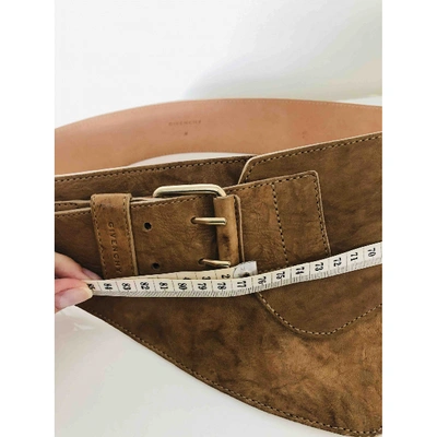 Pre-owned Givenchy Leather Belt In Brown