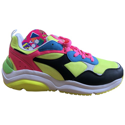 diadora yellow trainers