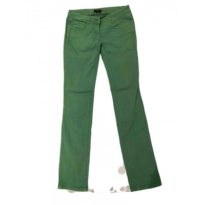 Pre-owned Etro Straight Pants In Green