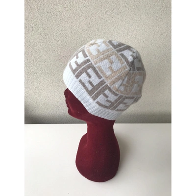 Pre-owned Fendi Cashmere Hat In Multicolour