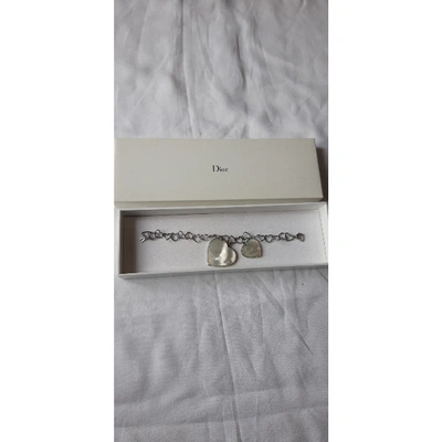 Pre-owned Dior White Metal Bracelet