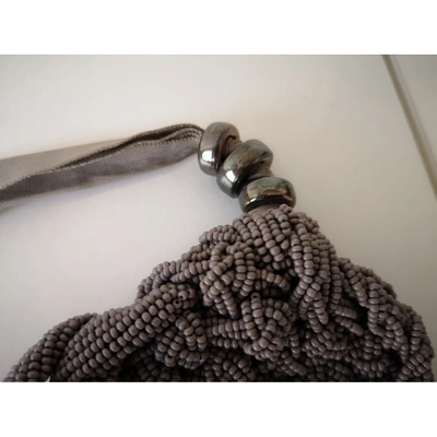 Pre-owned Dries Van Noten Grey Cloth Necklace