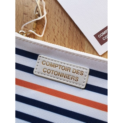 Pre-owned Comptoir Des Cotonniers White Cotton Purses, Wallet & Cases
