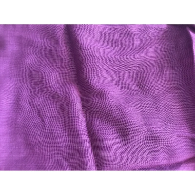 Pre-owned Carolina Herrera Silk Stole In Purple