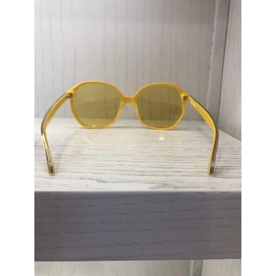 Pre-owned Balenciaga Yellow Sunglasses