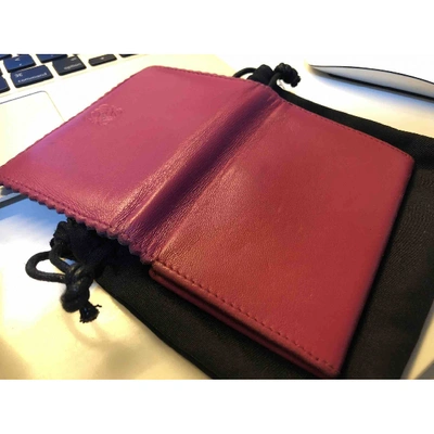 Pre-owned Loewe Leather Card Wallet In Other