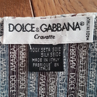 Pre-owned Dolce & Gabbana Silk Scarf