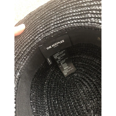 Pre-owned The Kooples Spring Summer 2019 Black Cotton Hat
