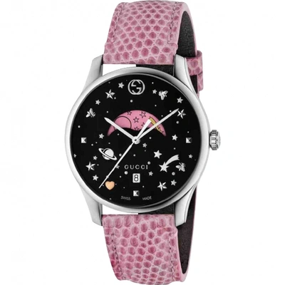 Pre-owned Gucci G-timeless Watch In Pink