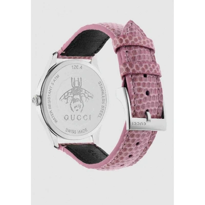 Pre-owned Gucci G-timeless Watch In Pink