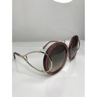 Pre-owned Chloé Burgundy Sunglasses