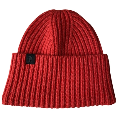 Pre-owned Peak Performance Red Wool Hat