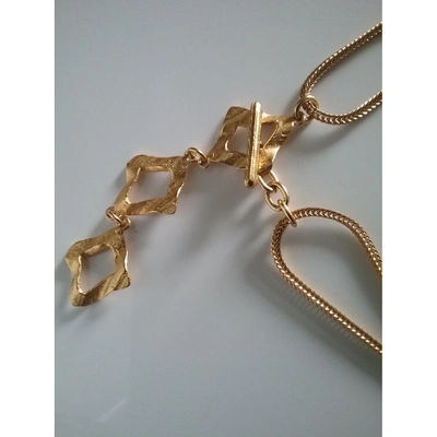 Pre-owned Saint Laurent Necklace In Gold