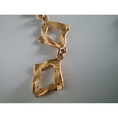 Pre-owned Saint Laurent Necklace In Gold