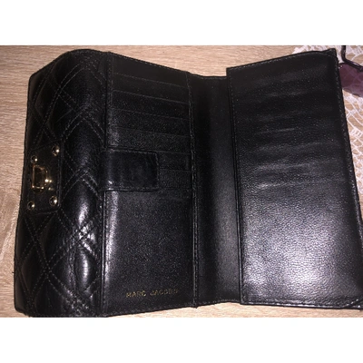 Pre-owned Marc Jacobs Black Leather Wallet