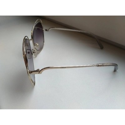 Pre-owned Chloé Anthracite Metal Sunglasses