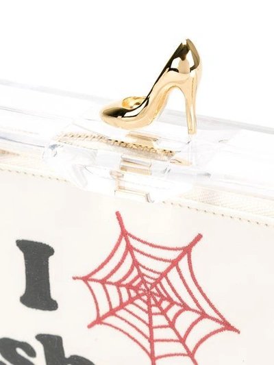 Shop Charlotte Olympia Pandora Loves Shoes Clutch