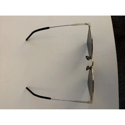 Pre-owned Saint Laurent Metallic Metal Sunglasses