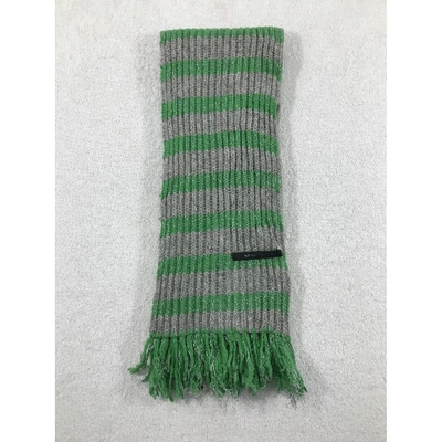 Pre-owned Marc Jacobs Wool Scarf In Green