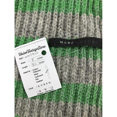Pre-owned Marc Jacobs Wool Scarf In Green