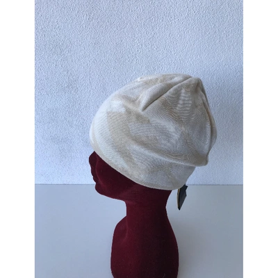 Pre-owned Fendi Cashmere Hat In Beige