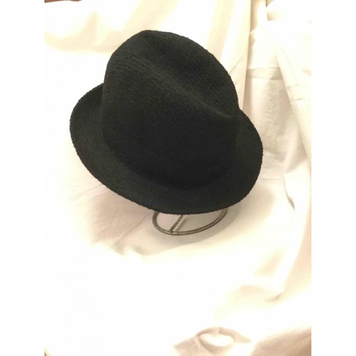 Pre-owned Lanvin Wool Hat In Black