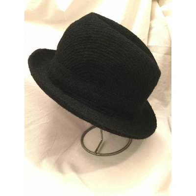 Pre-owned Lanvin Wool Hat In Black