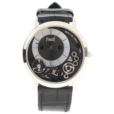Pre-owned Piaget Altiplano Silver White Gold Watch