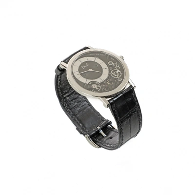 Pre-owned Piaget Altiplano Silver White Gold Watch