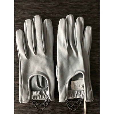 Pre-owned Brunello Cucinelli Leather Gloves